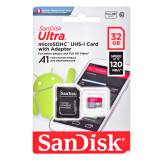 Atmiņas kartes Sandisk SDSQUAR-032G-GN6MN 32GB MicroSDHC Black (SDSQUA4-032G-GN6MA)