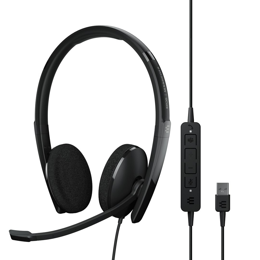 Austiņas EPOS SENNHEISER ADAPT 160T USB Black (100090/1) - 1000901 - foto 2