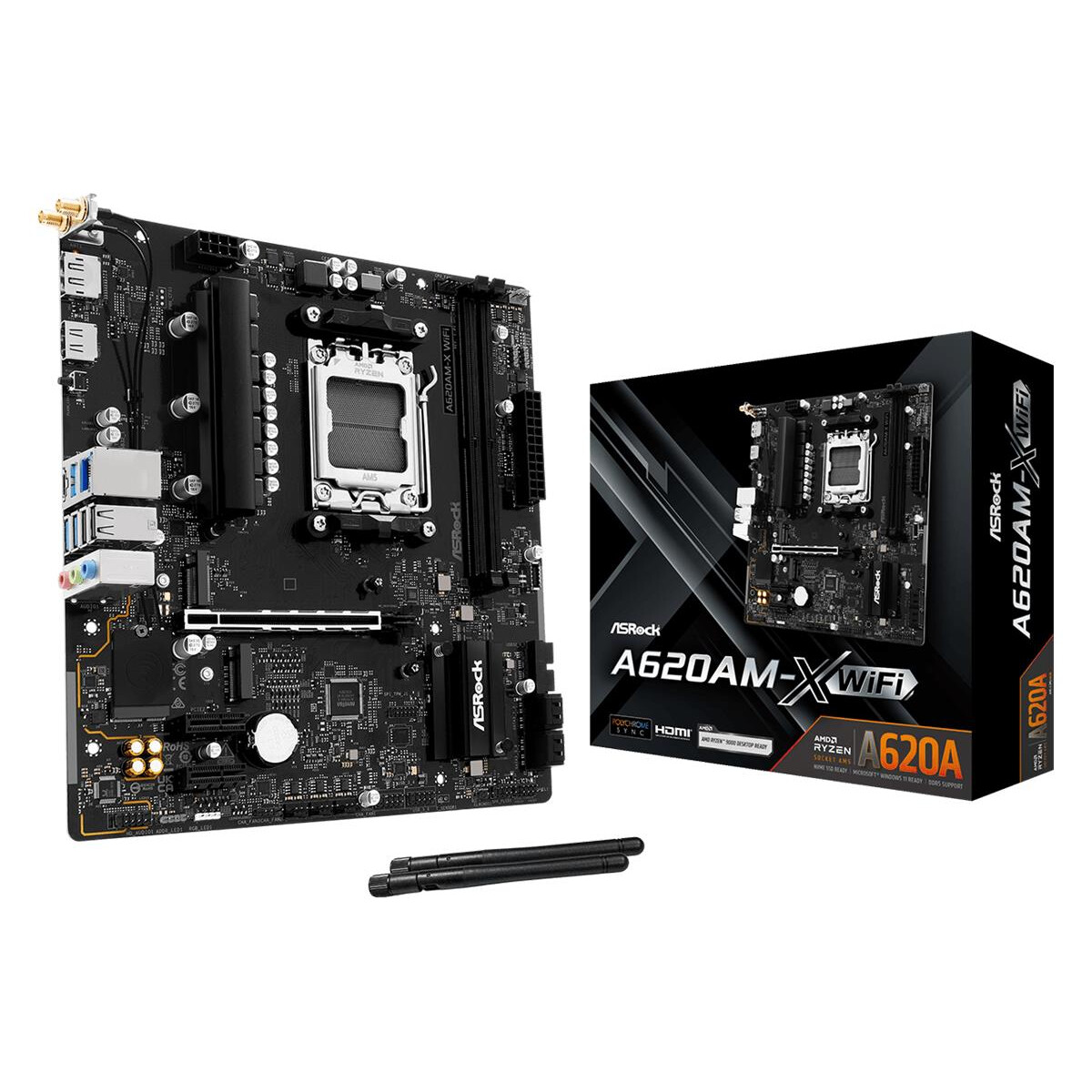 Pamatplate ASROCK A620 A620AM-X WIFI Black (90-MXBSU-A0UAYZ)