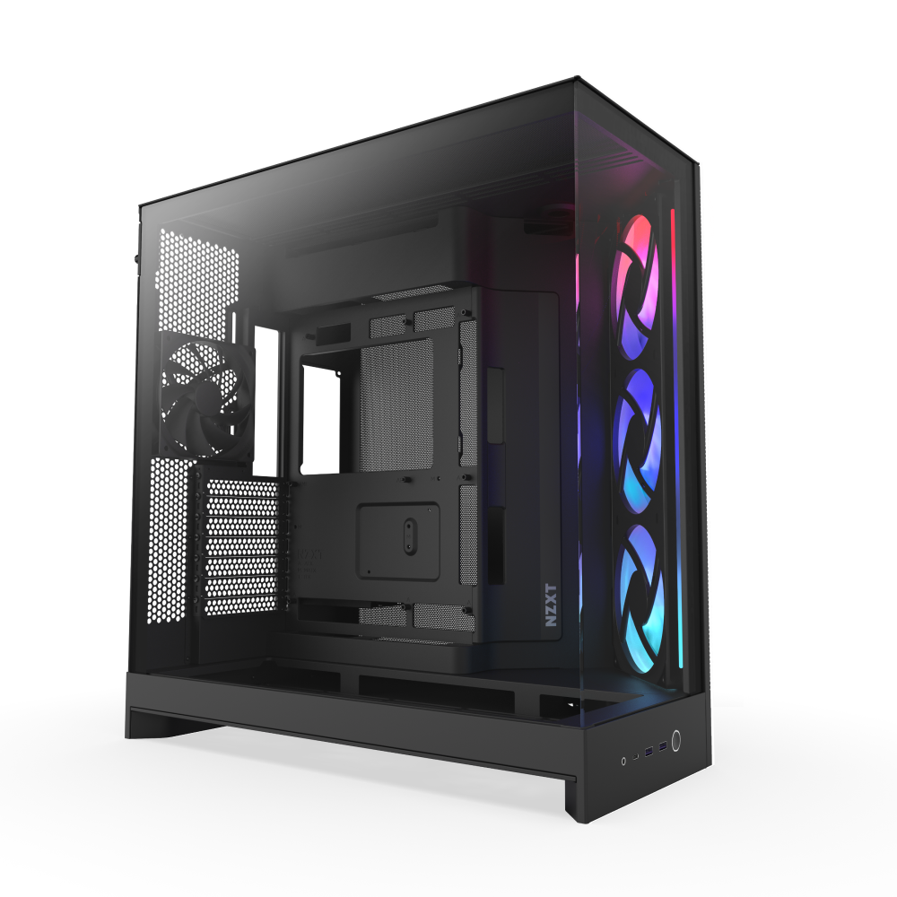 Datoru korpuss NZXT H9 Flow RGB 2025 Black (CM-H92FB-R1)