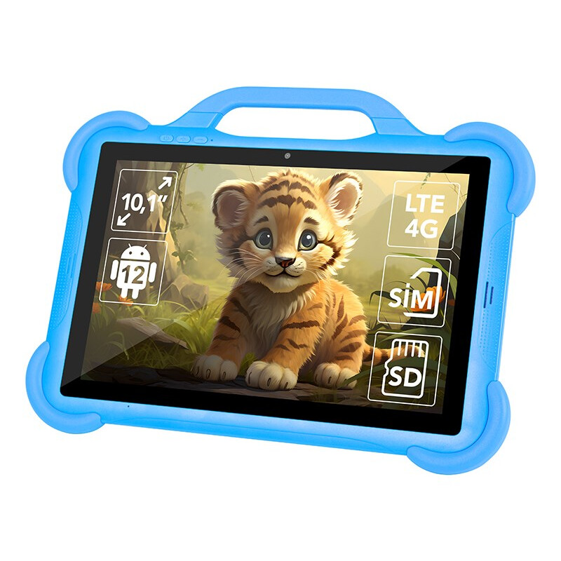Planšetdators BLOW KidsTAB10 4G 4/64GB blue + case (79-066)