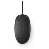 Pele HP 125 Wired Mouse Black (265A9AA)