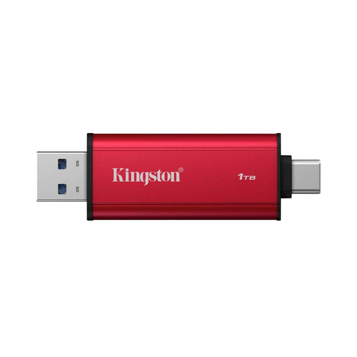 USB zibatmiņa KINGSTON External SSD 1TB 3D NAND SPSD Black and Red (SPSD/1TB) - foto 2