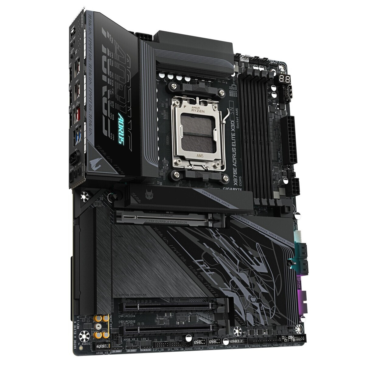Pamatplate GIGABYTE AMD X870E A ELITE X Black