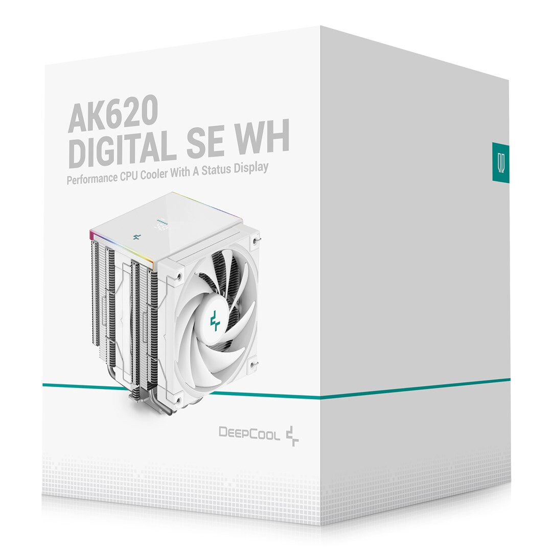 Prozessorkühler DeepCool AK620 Digital SE WH 12cm White (R-AK620-WHADMN-GJD) - Foto 4