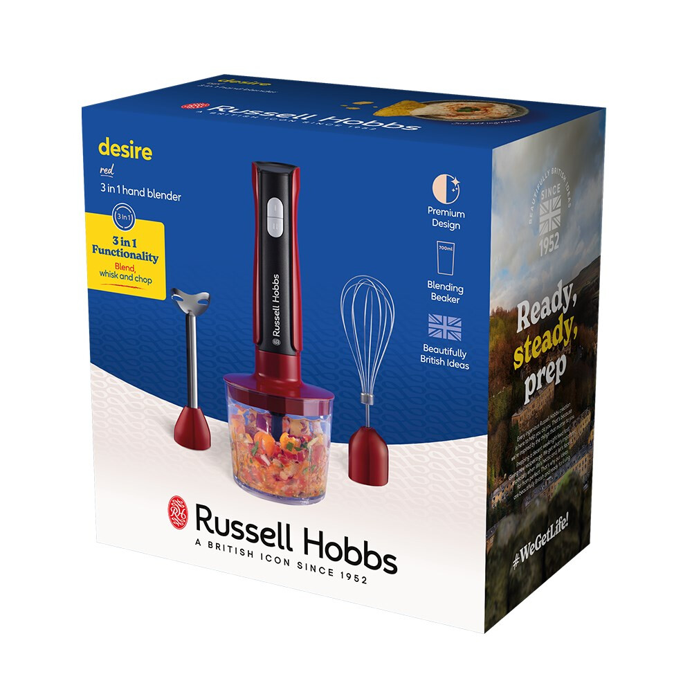 Blender Russell Hobbs 27140-56 1L Portable blender 500W Red - foto 5