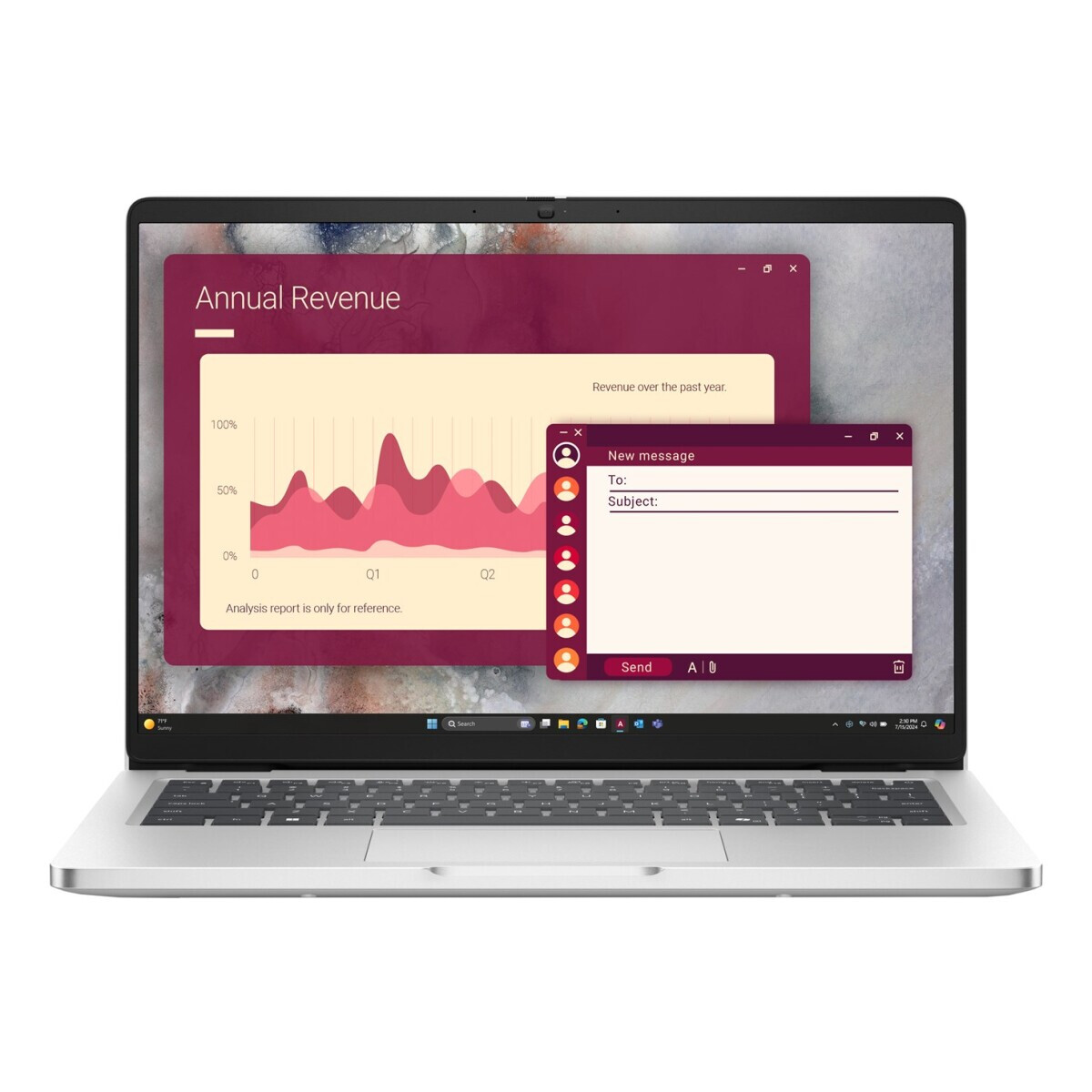 Portatīvais dators Dell Pro 14 AG Ultra 7 265U Silver (BTO109_PC14250_EMEA)