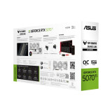 Videokarte ASUS TUF Gaming TUF-RTX5070TI-O16G-BTF-WHITE NVIDIA GeForce RTX 5070 16GB White (90YV0N60-M0NA00)