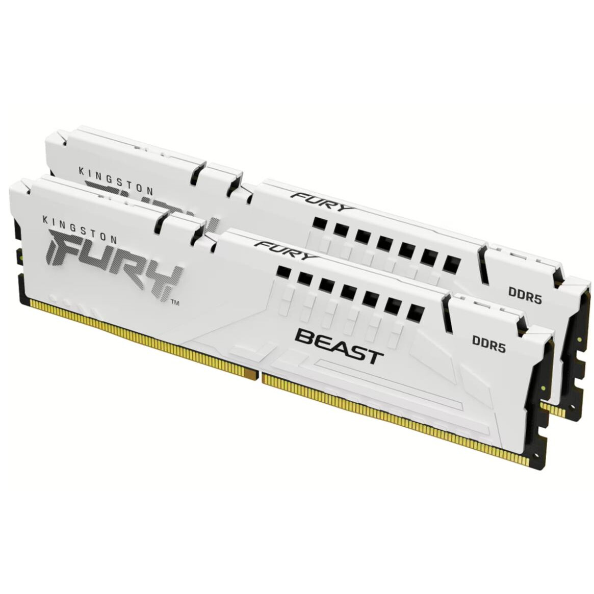 Operatīvā atmiņa Kingston FURY Beast White EXPO 32GB 6000MTs DDR5 CL36 (C36BWE2K2-32) - KF560C36BWE2K2-32