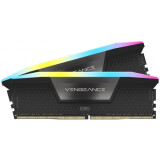 Operatīvā atmiņa Corsair Vengeance RGB Black 32GB DDR5 6400MHz CL36 KIT of 2x16GB (CMH32GX5M2B6400Z36)