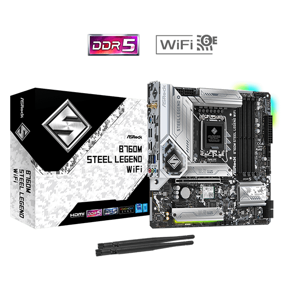 Pamatplate ASRock B760M STEEL LEGEND WIFI - foto 4