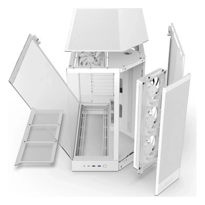 Datoru korpuss NZXT H9 Flow RGB 2025 White (CM-H92FW-R1) - foto 5