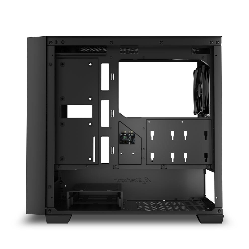 Datoru korpuss Sharkoon J1000 ARGB Midi Tower Black (4044951044191) - foto 2