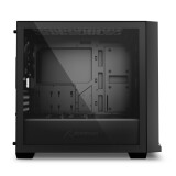 Datoru korpuss Sharkoon J1000 ARGB Midi Tower Black (4044951044191)