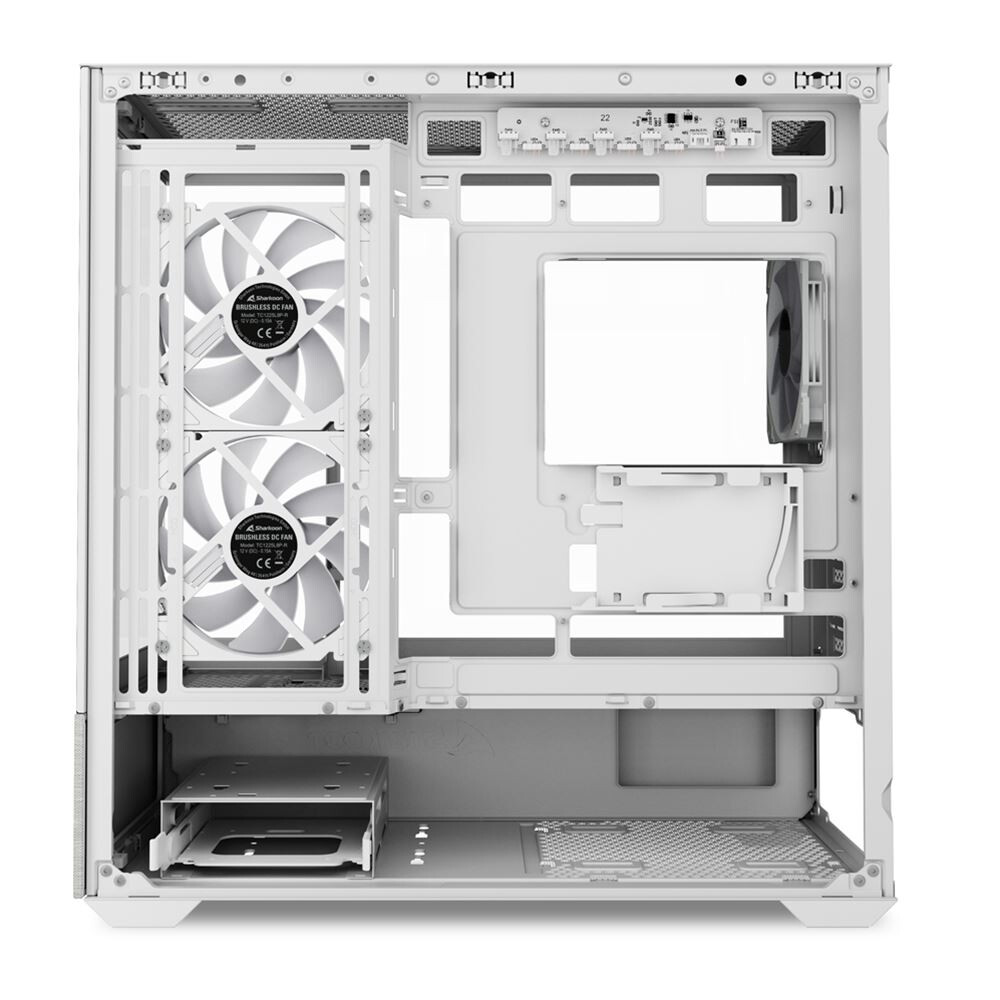 Datoru korpuss Sharkoon MK7 ARGB Midi Tower White (4044951044245) - foto 3