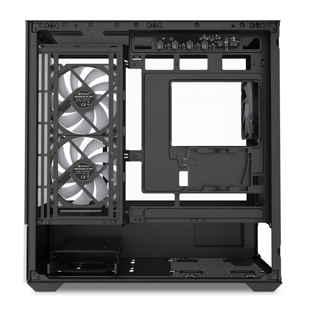 Datoru korpuss Sharkoon MK7 ARGB Midi Tower Black (4044951044313) - foto 3