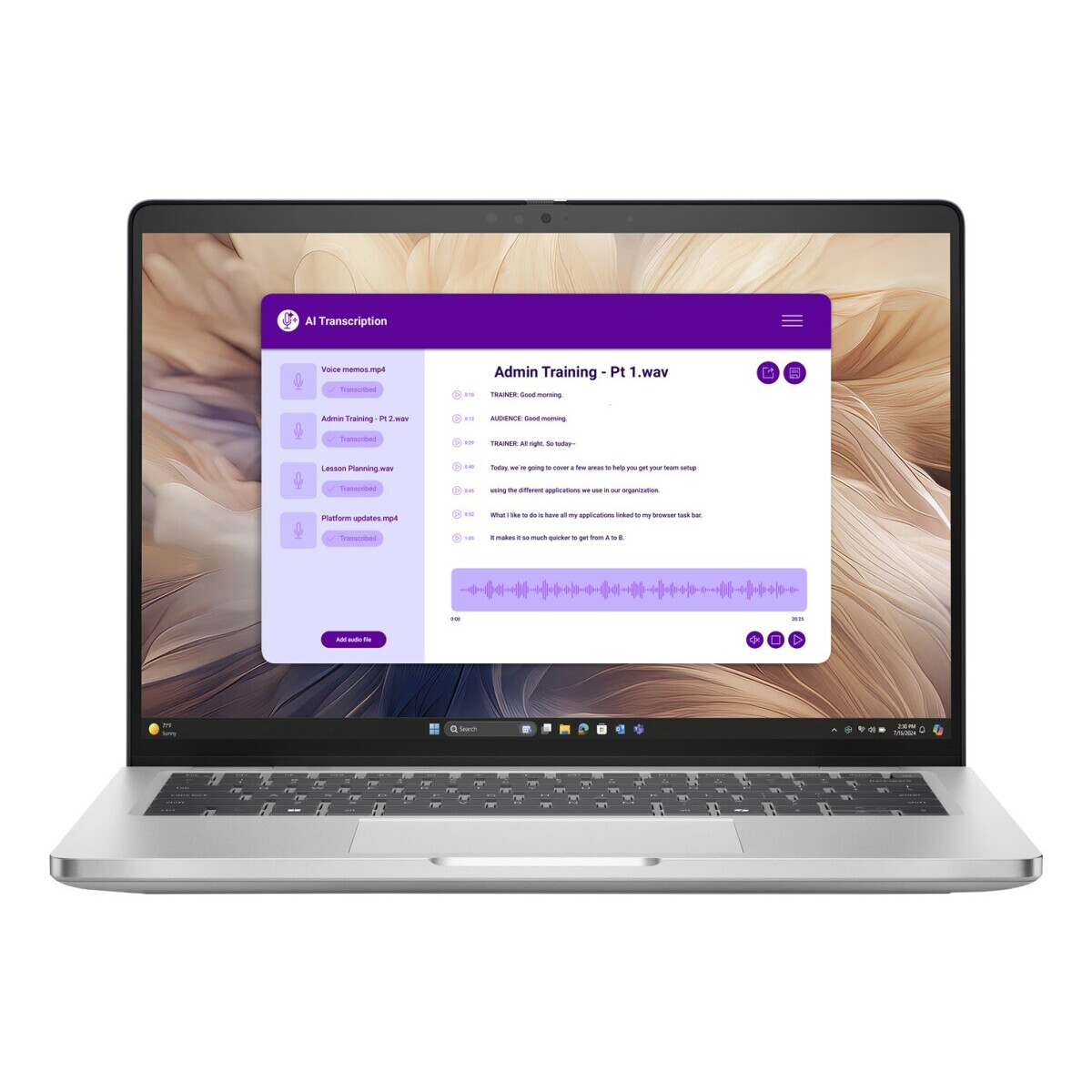 Portatīvais dators Dell Pro 14 Plus Intel Core Ultra 5-235U Silver (42MTJ)