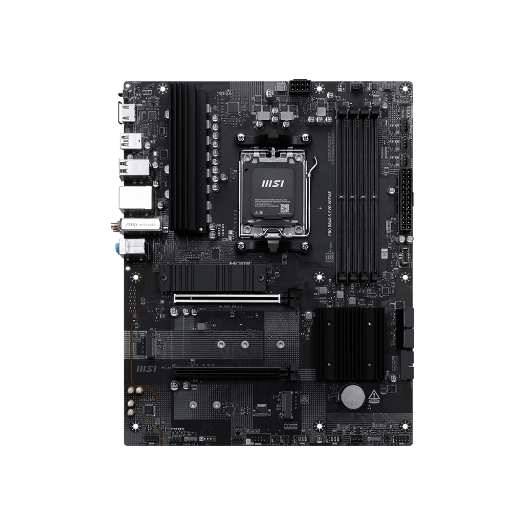 Pamatplate MSI AMD B840 PRO B840-S EVO WIFI6E Black (7E93-001R) - foto 4