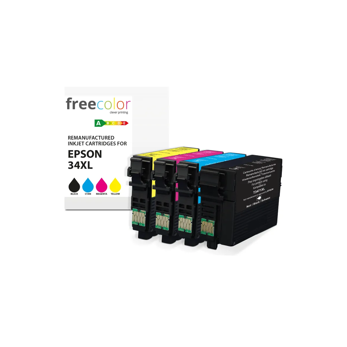 Freecolor Patrone Epson 34XL  Multipack (K10546F7)