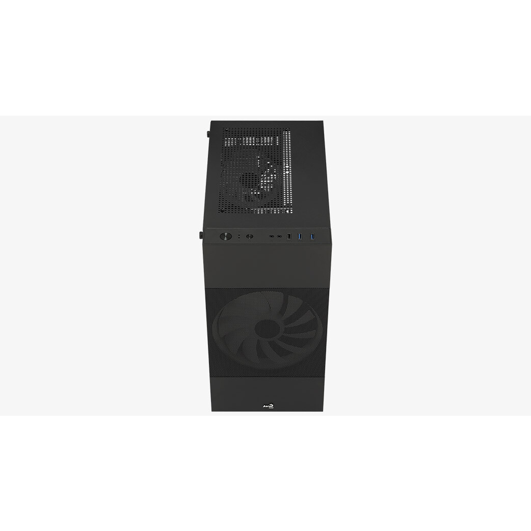 Datoru korpuss AeroCool Atomic Lite-G-BK-v1 Mini Tower Black (ACCS-PV33023.11)