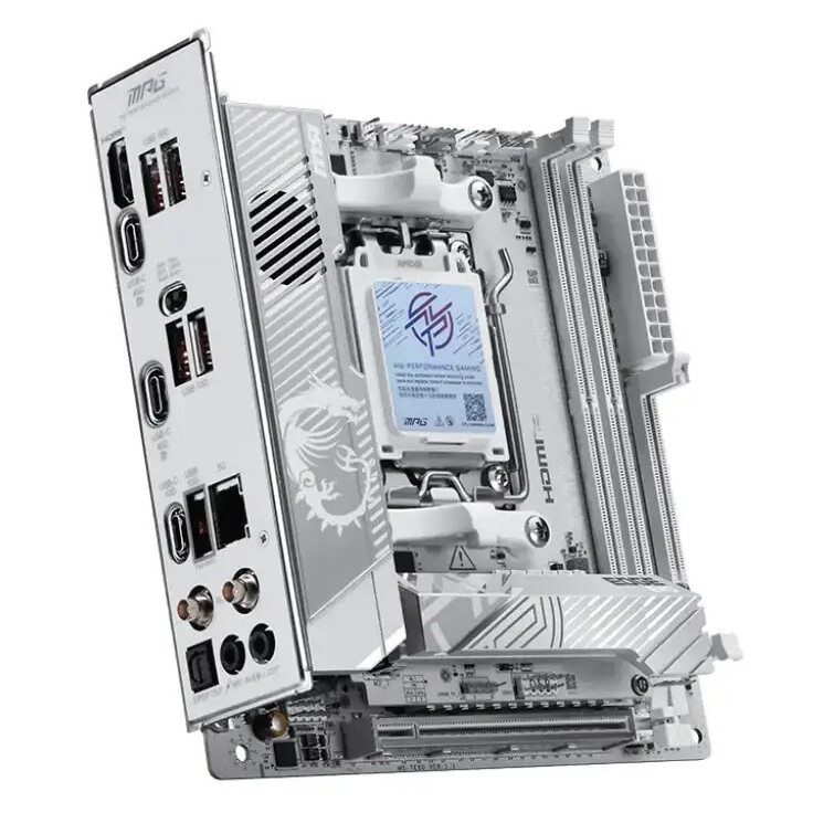 Pamatplate MSI AMD X870 MPG X870I EDGE TI EVO WIFI Silver (7E50-001R) - foto 3
