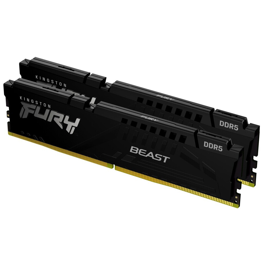 Operatīvā atmiņa Kingston FURY Beast 64GB 5600MHz DDR5 CL40 Kit of 2x32GB (KF556C40BB2K2-64)