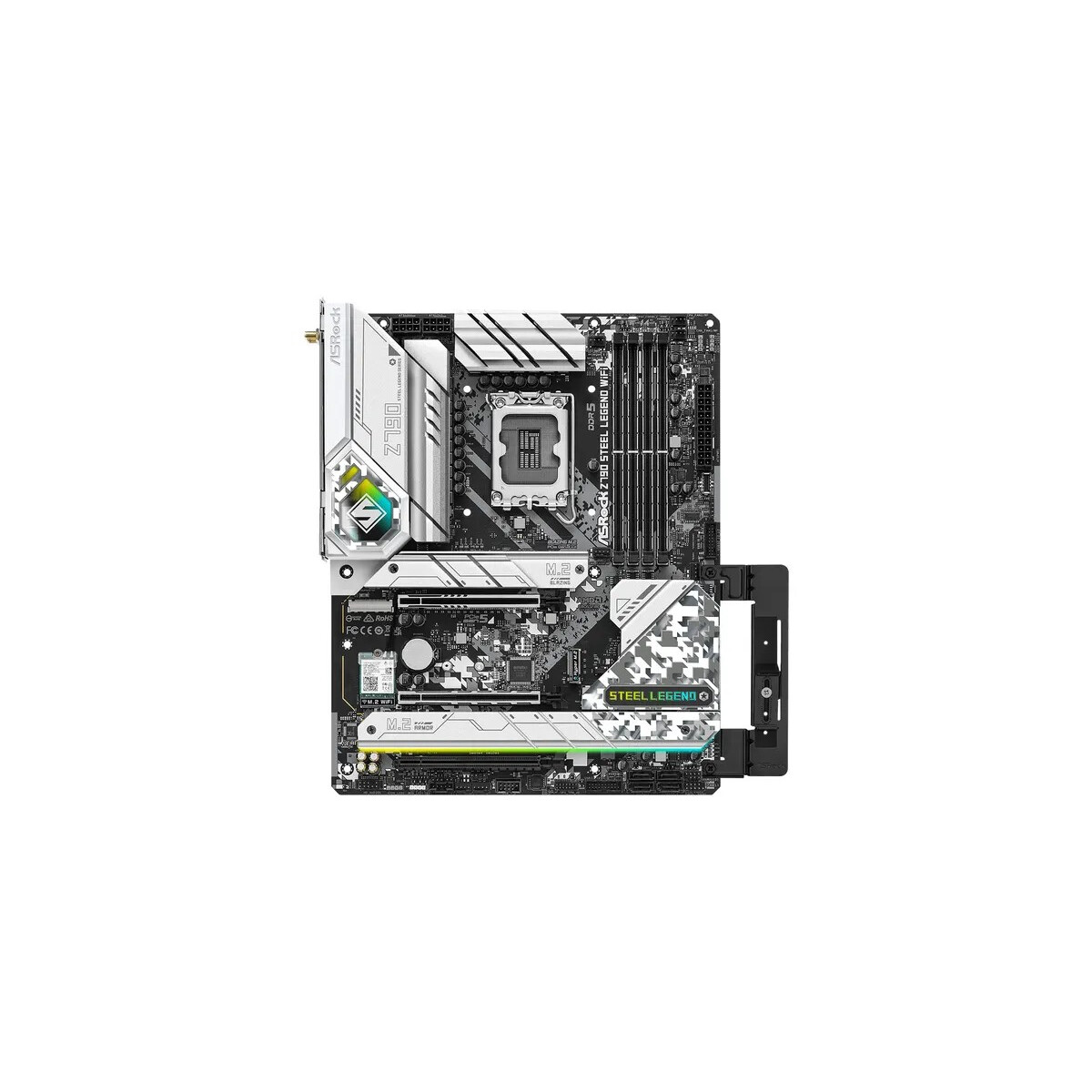 Pamatplate ASRock Intel Z790 Steel Legend WiFi Silver (90-MXBKD0-A0UAYZ) - foto 2