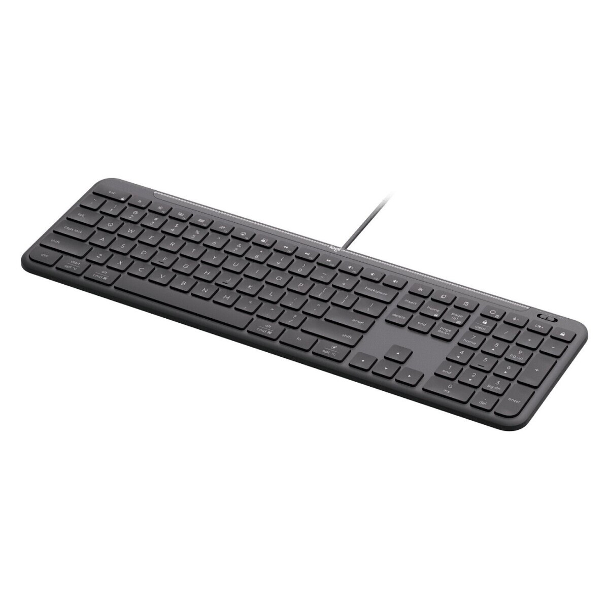 Tastatūra Logitech Signature Slim Wired K620 for Business Black French (920-013328) - foto 2