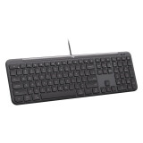 Tastatūra Logitech Signature Slim Wired K620 for Business Black French (920-013328)