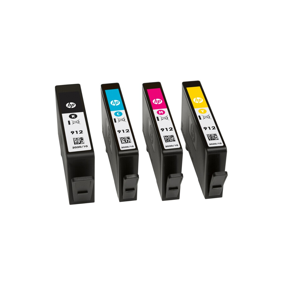 Kārtridžs HP 912 Original Ink Multipack Black, Cyan, Magenta, Yellow (6ZC74AE301)