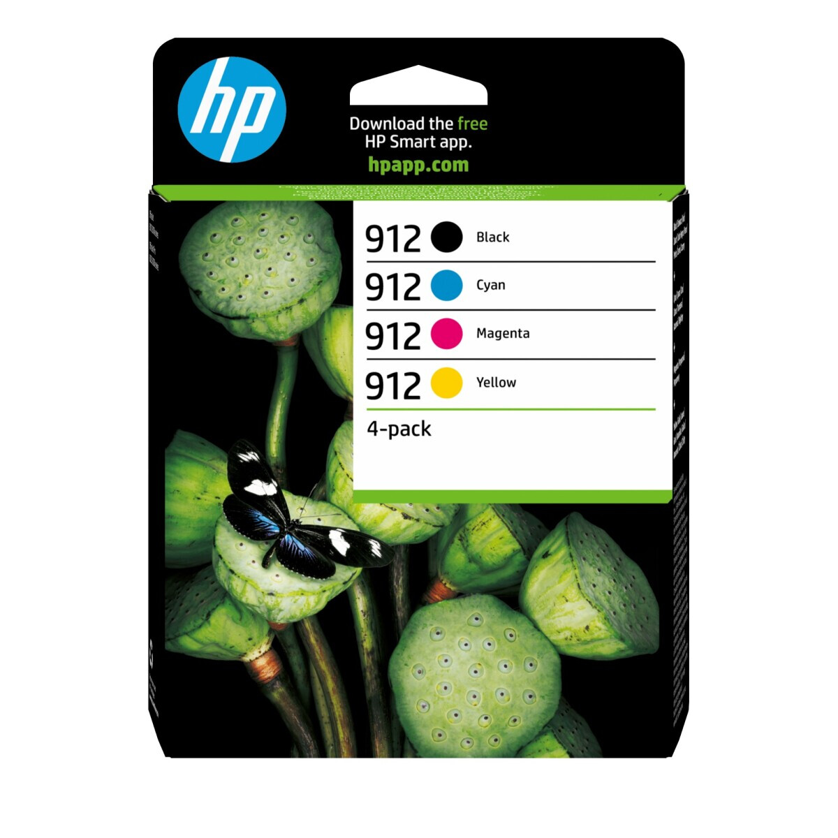 Kārtridžs HP 912 Original Ink Multipack Black, Cyan, Magenta, Yellow (6ZC74AE301) - foto 2