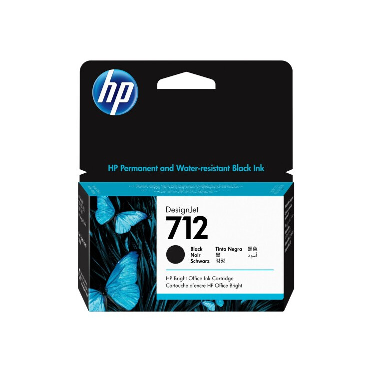 Kasetne HP 712 38-ml DesignJet Ink Black (3ED70A) - foto 2