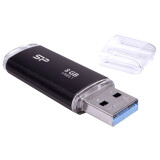 USB zibatmiņa 8Gb Silicon Power B02 Black (SP008GBUF3B02V1K)