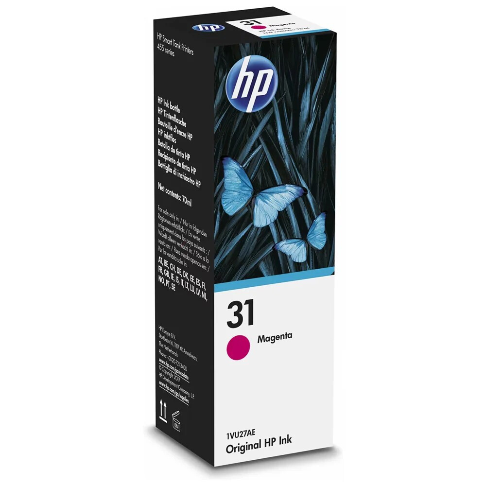 Kārtridžs HP 31 Original Ink Bottle Magenta (1VU27AE) - foto 3