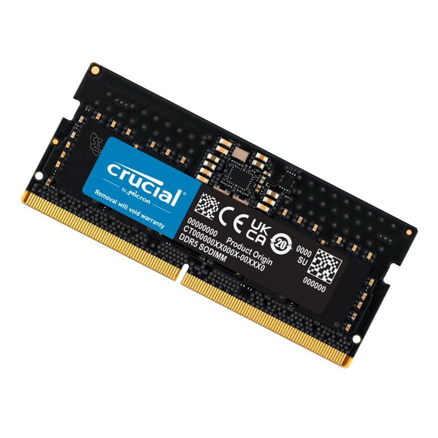 Operatīvā atmiņa CRUCIAL 16GB 5600MHz DDR5 CL46 Black (CT16G56C46S5T) - foto 2