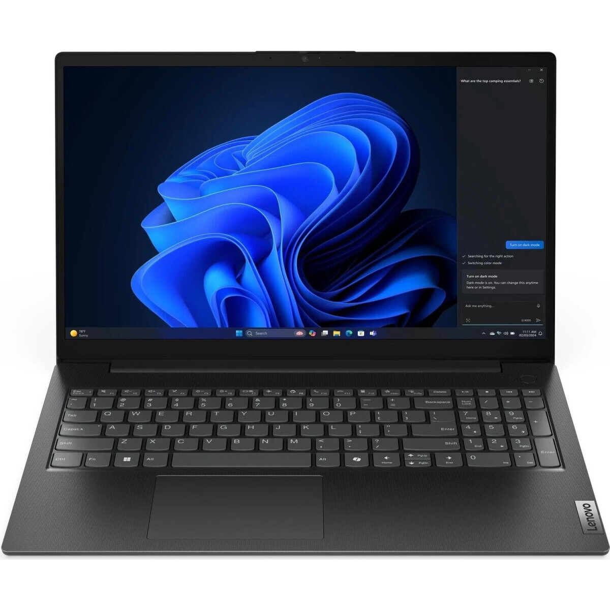 Portatīvais dators Lenovo V15 G4 IRU Intel Core i3-1315U Black (83GW00A3GE)