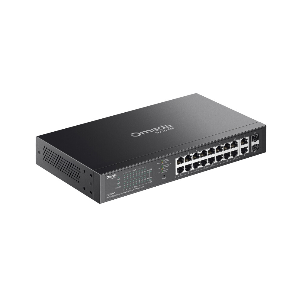 Slēdzis (komutators) Switch TP-LINK ES220GP Omada Easy Managed
