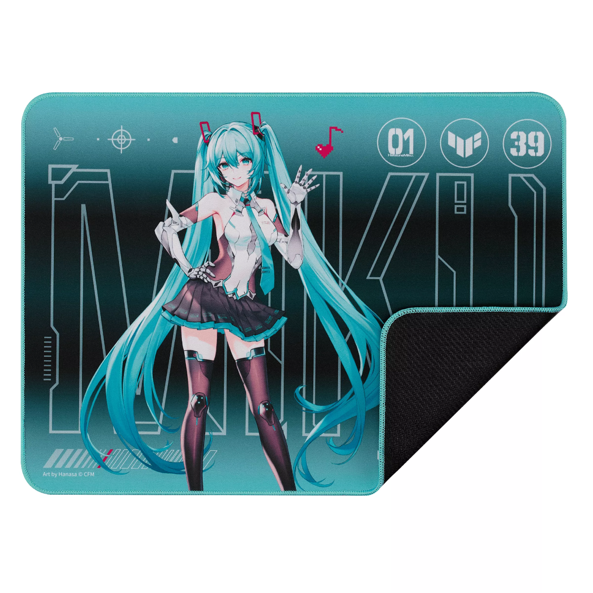 Peles paliktnis ASUS TUF Gaming P1 Hatsune Miku Edition Green (90MP04C0-BPUA00)