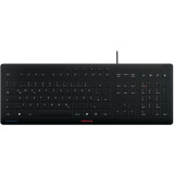 Tastatūra Cherry STREAM PROTECT Black Ge (JK-8502DE-2)