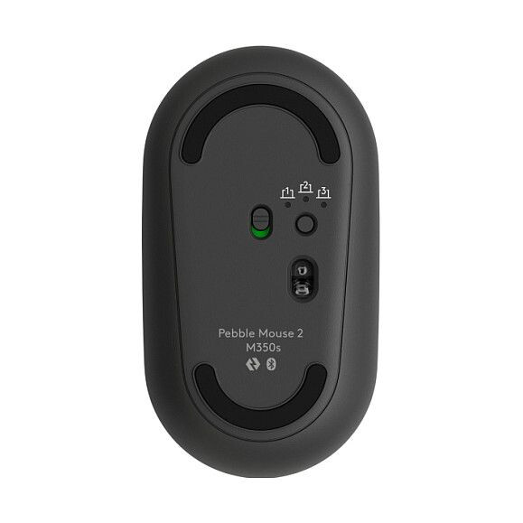 Tastatūra + pele Logitech Pebble 2 Combo Tonal Graphite German (920-012203)