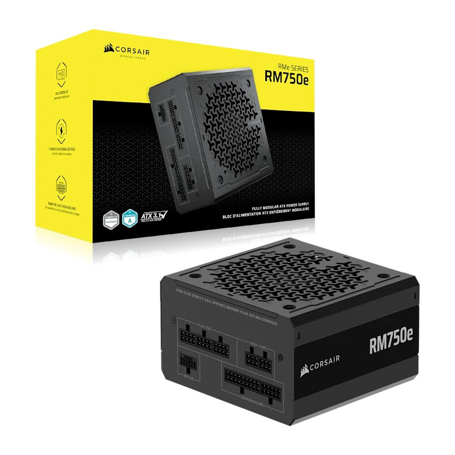 Barošanas bloks Corsair RMe Series RM750e (CP-9020295-EU) - foto 5