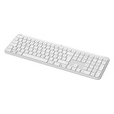 Tastatūra Logitech Signature Slim Wireless K950 White German (920-012452)