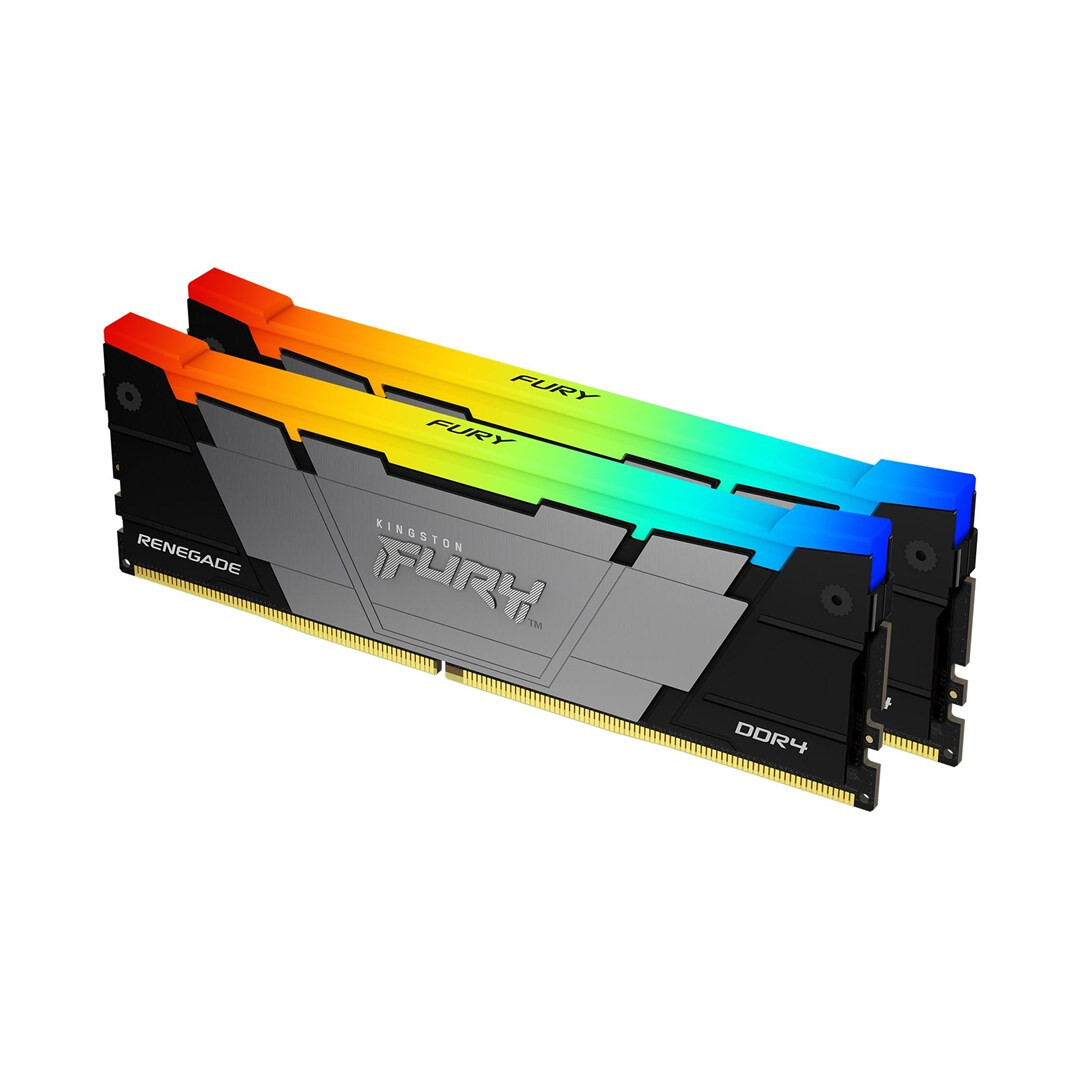 Operatīvā atmiņa Kingston Technology FURY 16GB 4000MT/s DDR4 CL19 DIMM Kit of 2 Renegade RGB - KF440C19RB2AK2/16