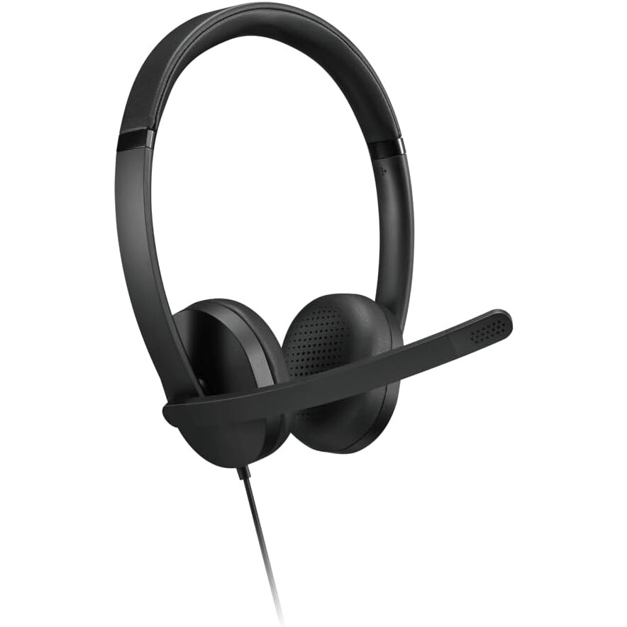 Austiņas Lenovo USB-A Wired Stereo Gen 2 Black (4XD1P83425)