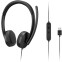 Austiņas Lenovo USB-A Wired Stereo Gen 2 Black (4XD1P83425) - foto 4