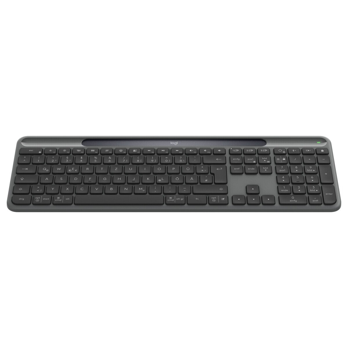 Tastatūra Logitech Signature Slim Solar+ K980 German Graphite (920-013757) - foto 2