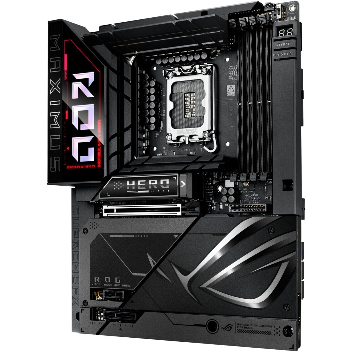 Pamatplate Asus Z890 ROG MAXIMUS HERO BTF Black (90MB1KG0-M0EAY0) - foto 4