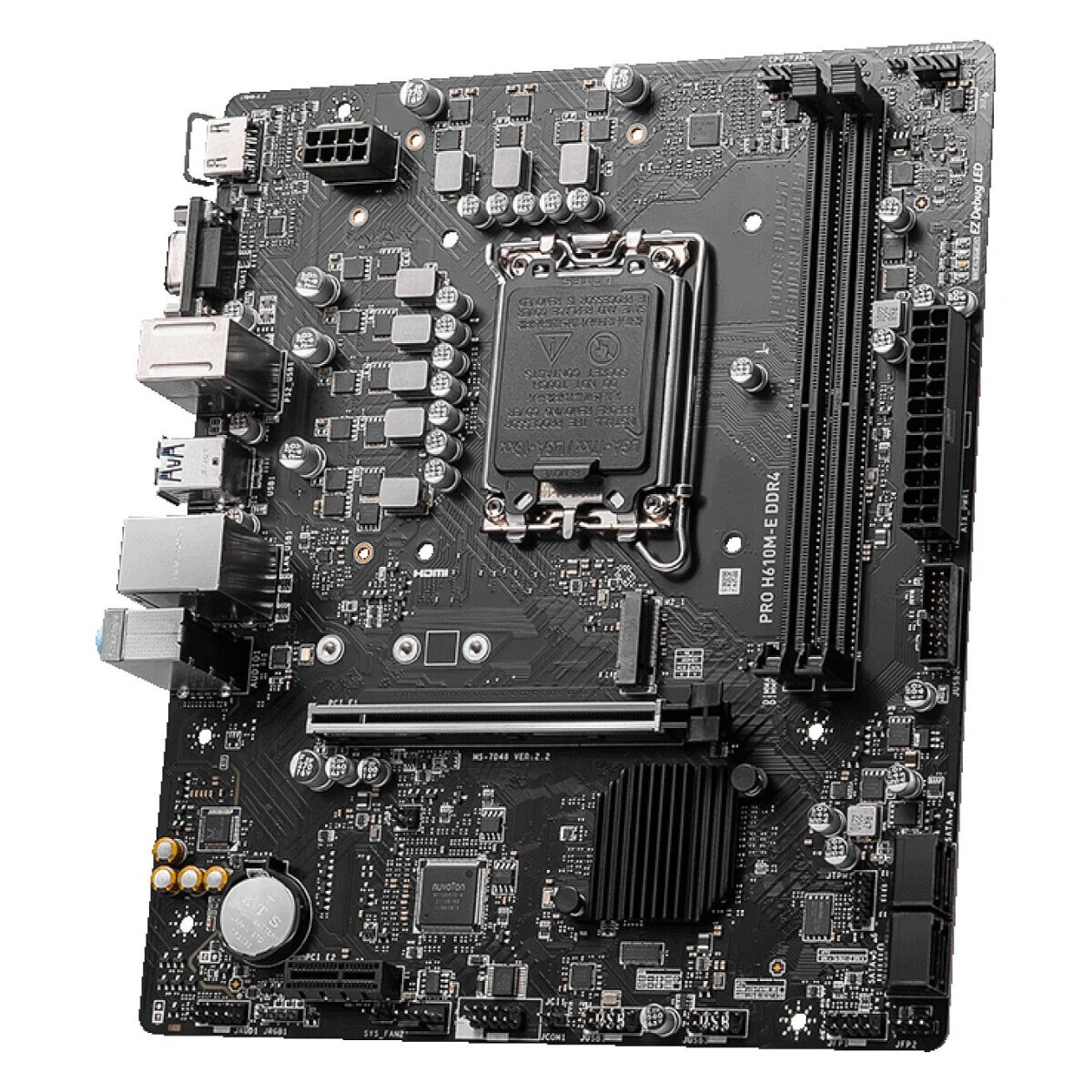 Pamatplate MSI H610 H610M-E PRO Black (7D48-001R) - foto 3