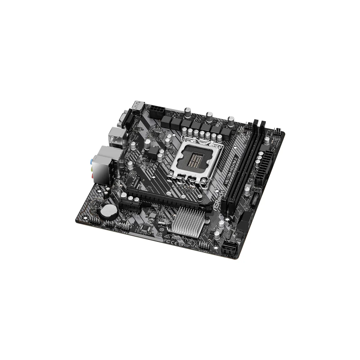 Pamatplate ASRock H610 H610M-HDV/M.2 R2.0 Black (90-MXBJH0-A0UAYZ) - foto 3
