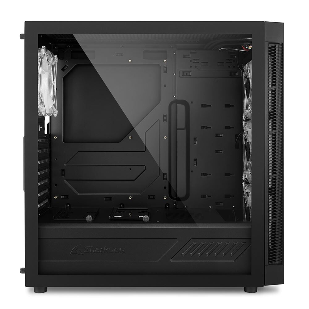 Datoru korpuss Sharkoon TG6M RGB Tower Black (4044951032136) - foto 5